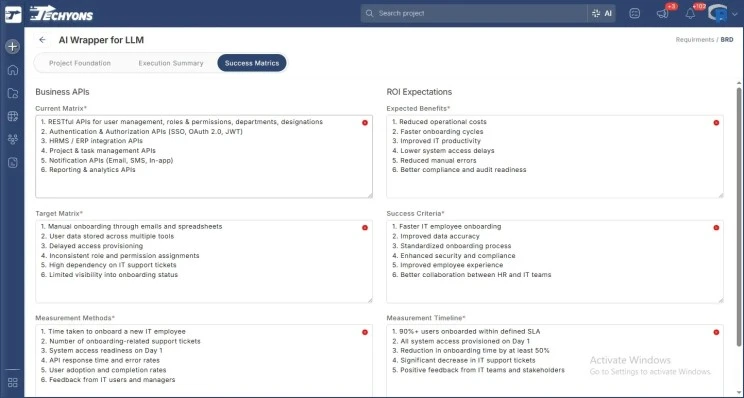  Techyons AI Draft Document Generation